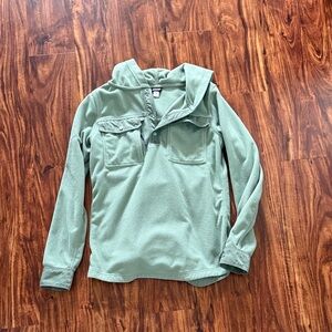 Patagonia W's L/S Early Rise Sage Green Fleece Jacket/Shirt